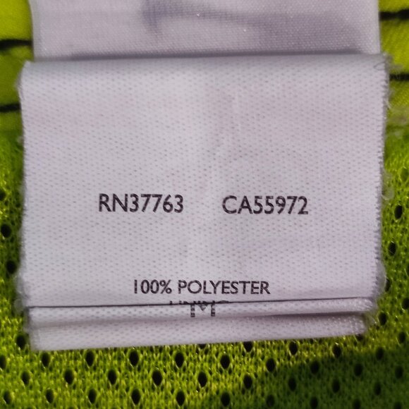 Nike dri-fit swim trunk black with green and yellow design men's size M - Picture 6 of 12